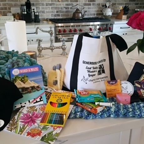 some of the freebies and giveaways from Chemo Companions